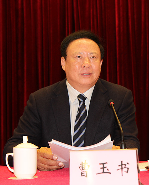 中施企協(xié)曹玉書會長作主旨報告