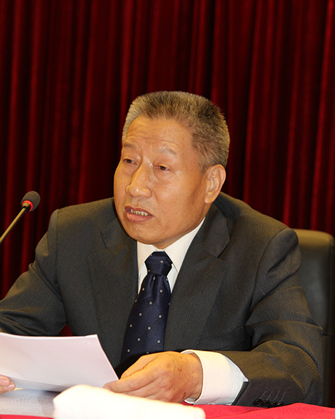 中施企協(xié)劉懷副會長主持大會