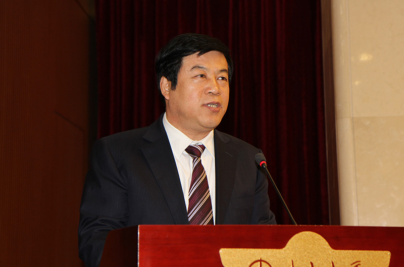中國新興建設開發(fā)總公司總經(jīng)理魏軍發(fā)表演講