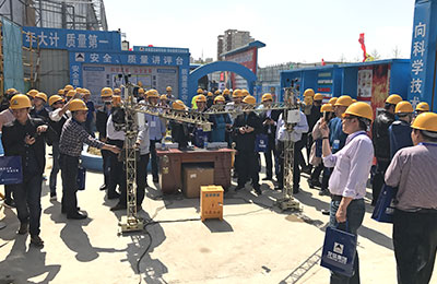龍信建設(shè)集團龍信美好金苑現(xiàn)場觀摩