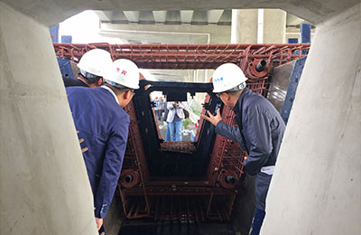 中電建路橋107國道現(xiàn)場觀摩
