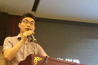 江蘇樂建網(wǎng)絡科技有限公司商務總監(jiān)趙晨介紹、演示相關產(chǎn)品
