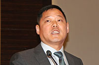 安徽公路橋梁工程有限公司總經(jīng)理-孫學(xué)軍做主題發(fā)言