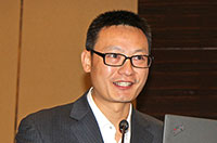 華北電力設(shè)計院工程有限公司工程建設(shè)事業(yè)部工程控制處處長-王有做主題發(fā)言